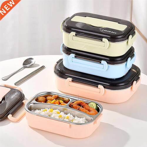 304 Stainless Steel Lunch Box Food Storage Container Kids