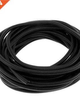 11M 12x8mm Black Polyethylene Flexible Corrugated Tubing Cab