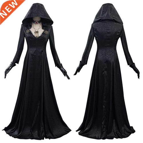 Evil Village Cosplay Costume Vampire Lady Dress Outfits Hall