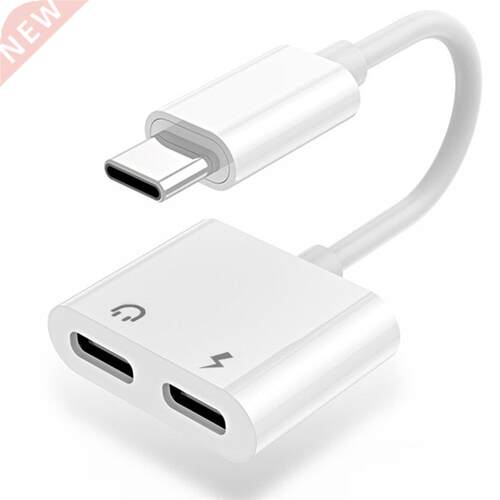 Audio Adapter USB-C To USB-C+USB-C Two In One Portable Audio