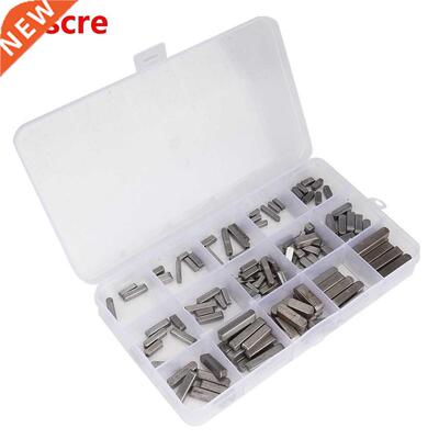 140PCS Parallel Drive Shaft Key Round Ended Feather Key 3mm/