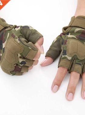 Men's Tactical Gloves Military Army Shooting Fingerless Glov