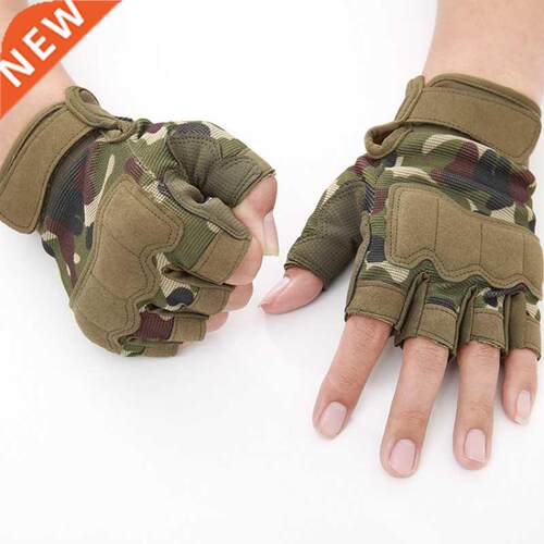 Men's Tactical Gloves Military Army Shooting Fingerless Glov