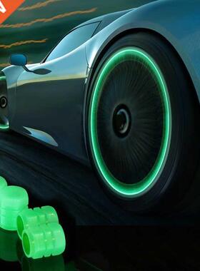 Car Tire Luminous Valve Cap ver Motorcycle Bike Universal Wh