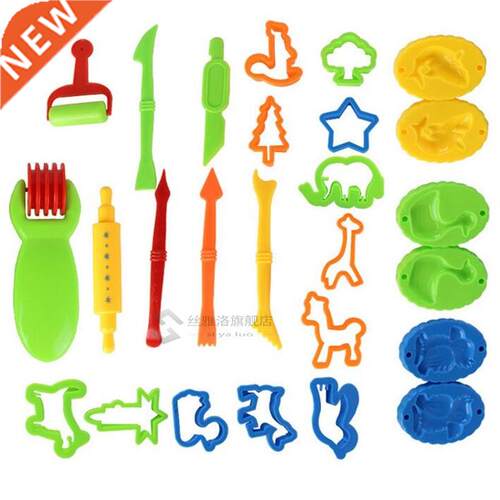 Color Play Dough Model Tool Creative 3D Plasticine Tools Pl