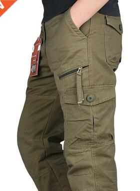 Overalls Cgo Pants Men Spring Autumn Casual Multi Pockets
