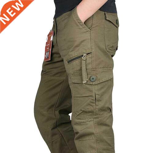 Overalls Cgo Pants Men Spring Autumn Casual Multi Pockets