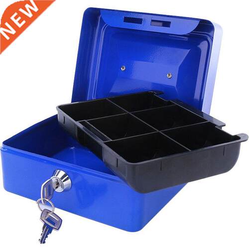 Protable Key Locker Safe Home Shop Steel Mini Money Box Secu