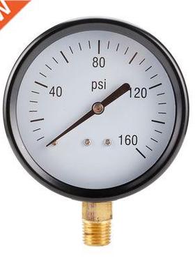 80mm 1/4NPT 0-160psi Radia Barometer vacuum Hydraulic Gauge