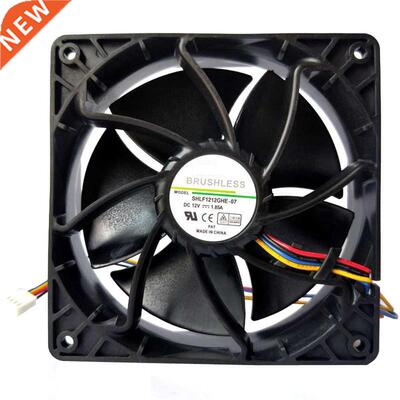 1PC 6500RPM Cooling Fan Replacement 4-pin Connector 120x120x