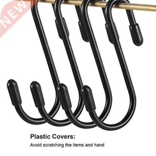 10pcs Stainless Steel S-Shape Hook Kitchen Bedroom