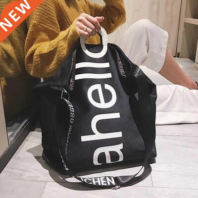 Fashion Large Capacity Handbag Trending Letter Design Crossb