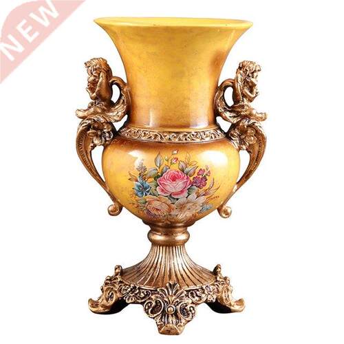 Exquisite Flower Vase Desktop Decor Kitchen Resin Living Roo
