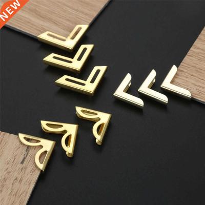 50Pcs Gold Book Scrapbooking Album Menu Folder Corner Protec