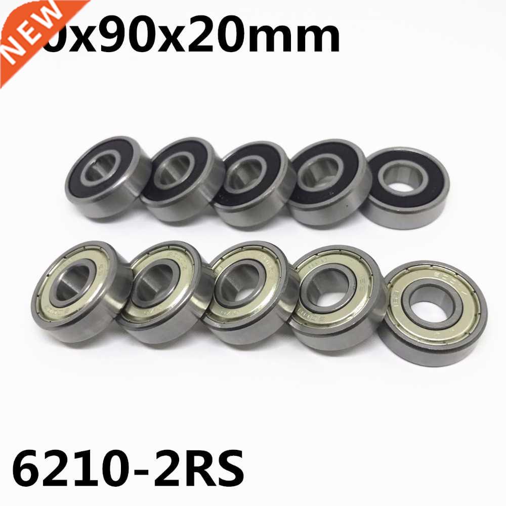 1pcs 6210-2RS ball bearing 50x90x20 mm deep groove ball bear