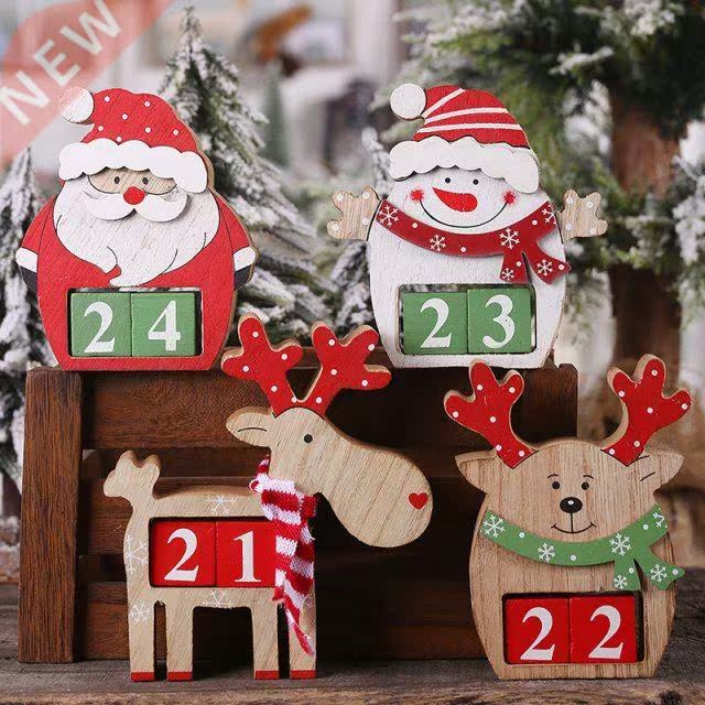 1PCS 2022 Creative countdown New Year and Christmas Decorati