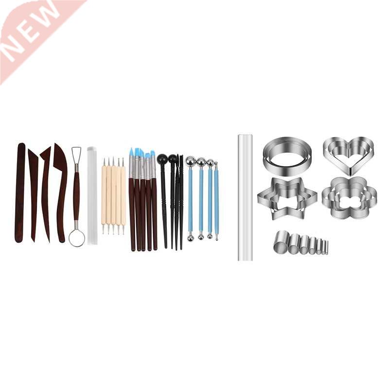 24Pcs Polymer Clay Tools Modeling Clay Sculpting Tools with