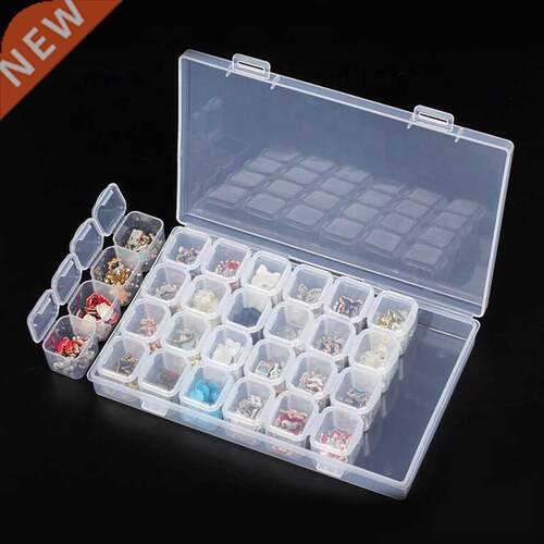 28 Grids Sealed Plastic Storage Box Protable Weekly Hygiene