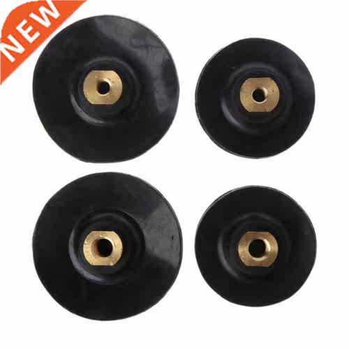 3'' 4'' M10 M14 Rubber Based Sanding and Grinding Discs Back