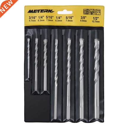 Drilling Meterk MK23 7PCS Cement Masonry Drill Bit Set with
