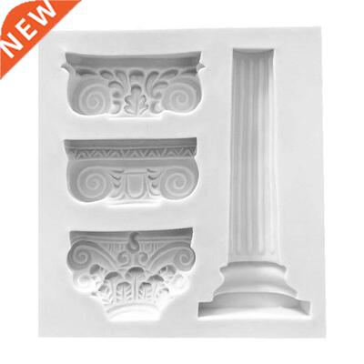European Retro-Roman Column Patterns Slca gel Sugar molds