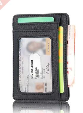 New RFID Blocking Men's Leather Wallet Slim Credit Card Hold