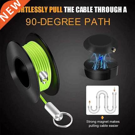 Professional Wire Cable Magnetic Threader Kit Wire Puller