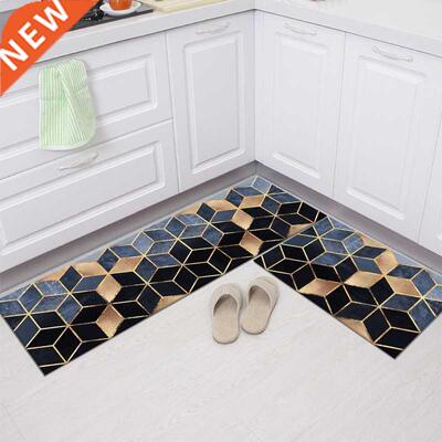 Geometry Waterproof Oilproof Kitchen Mat Antislip Bath Mat S