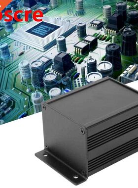 Sand Black Extruded Aluminum Enclosures waterproof PCB Instr