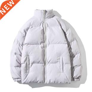 Men's Warm Parkas Sreetwear Cotton Coats Slim Male Jackets S