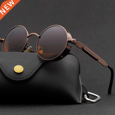 Classic Gothic Steampunk Sunglasses Women Brand Designer Vin