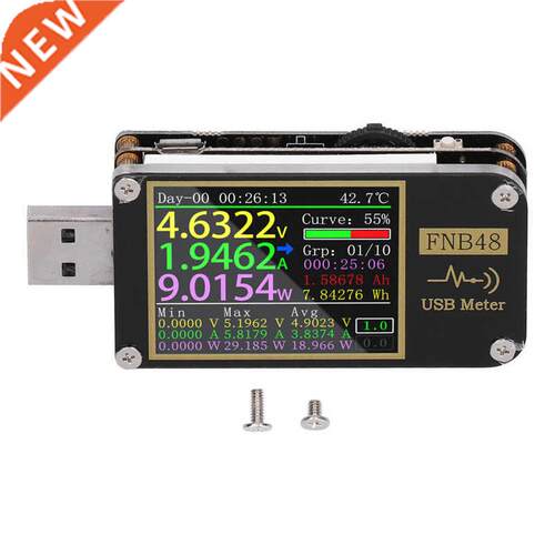DC 4-24V USB Voltmeter Ammeter Color Screen Digital USB Test