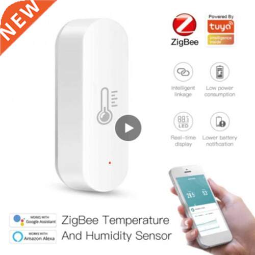 Tuya ZigBee Smart Temperature And Humidity Sensor Work With