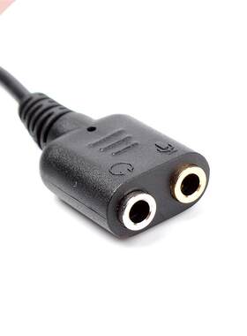 20CM RJ11 to Dual .5mm Headphone Female Adapter Converter A