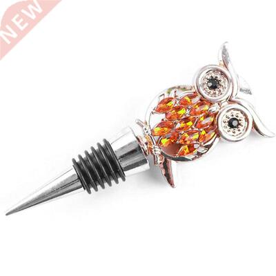 Cute Owl Wine Bottle Stopper Vacuum Sealed Reusable Plug Cap