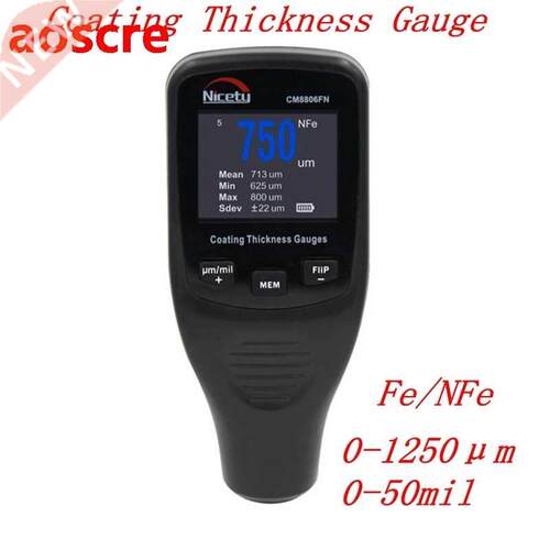 Nicety Portable Digital Car Paint Thickness Gauge Car Metal
