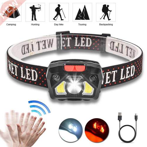 LED Intelligent Sensor Headlight Waterproof Multi-Light