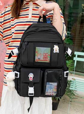 simple women backpack for Teenage girls Waterproof school ba