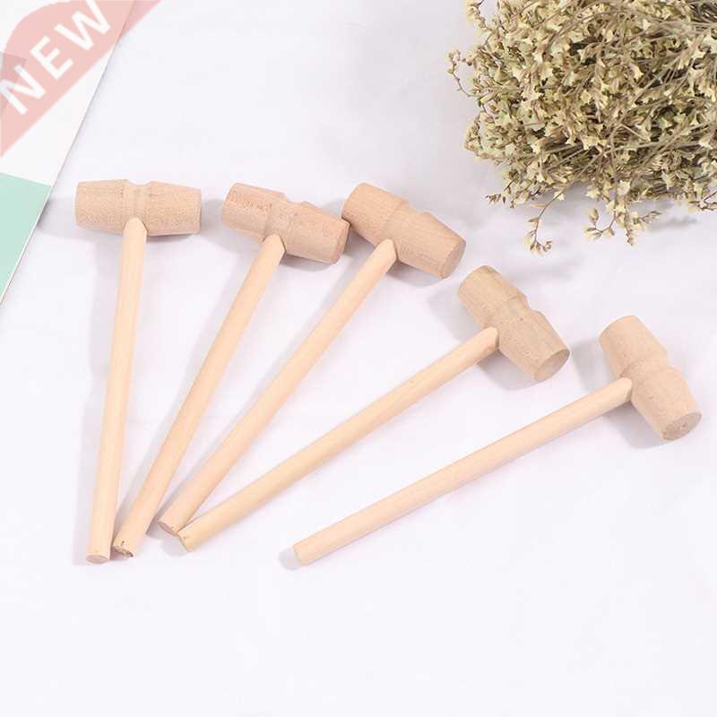 Hot sale 5Pcs Wooden Hammer Mallet Carving Tool Leather Craf