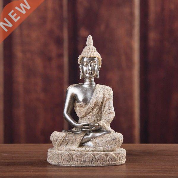 Mini Shakyamuni Buda Decorative Statue, Hand Carved