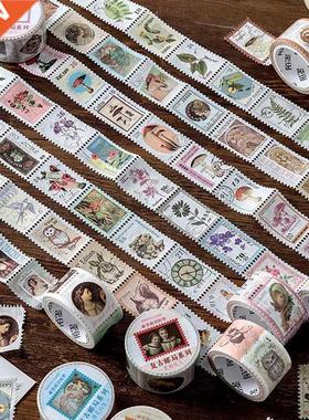 Vntage Post Offce Seres Wash Tape Retro Stamps Coffee De