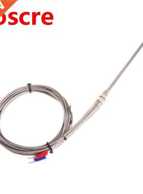 3m/10ft K type Thermocouple 100mm Probe Stainless Steel High