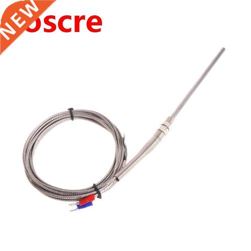 3m/10ft K type Thermocouple 100mm Probe Stainless Steel High