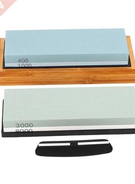 Sharpening Stone Set, Whetstone 2-IN-1 400/1000 3000/8000