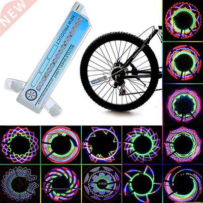 Bicycle Motorcycle Bike Tyre Tire Wheel Lights 32 LED Flash