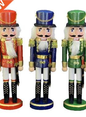1/3Pcs Christmas Decorations Trtional Wooden King