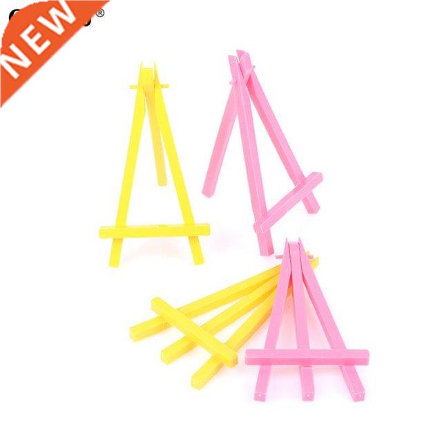 10Pcs Wood Mini Easel Frame Triangle Wedding Table Card Stan