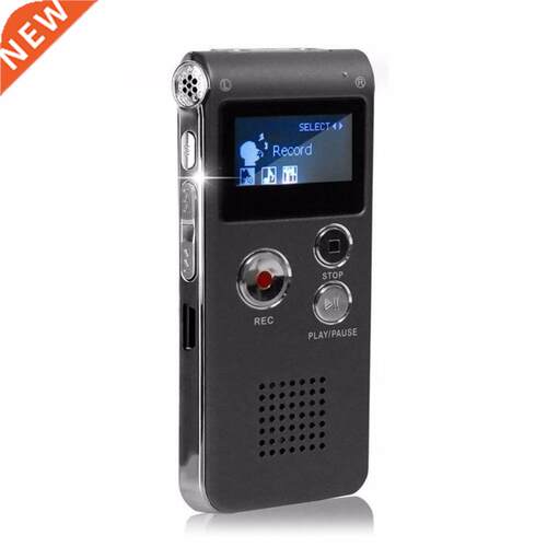 Voice Recorder 8G USB Rechargeable LCD Display Audio Voice R