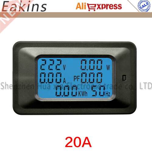 6 IN 1 Multifunction Digital Backlight Power meter Ammeter v