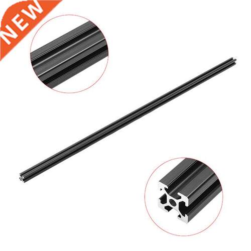 900mm Length Black Anodized 2020 T-Slot Aluminum Profiles Ex